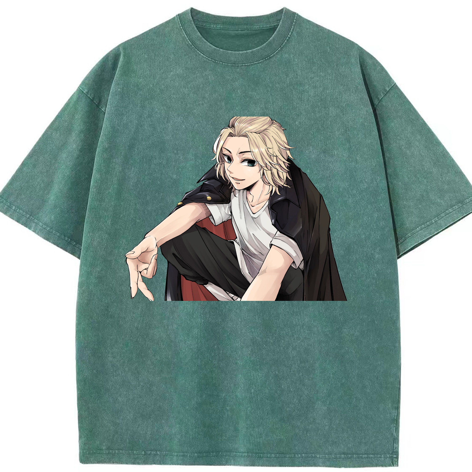 （画像用） 東京リベンジャーズ Tokyo Revengers 綿100% ヴィンテージ風 半袖Tシャツ（フロントプリント）